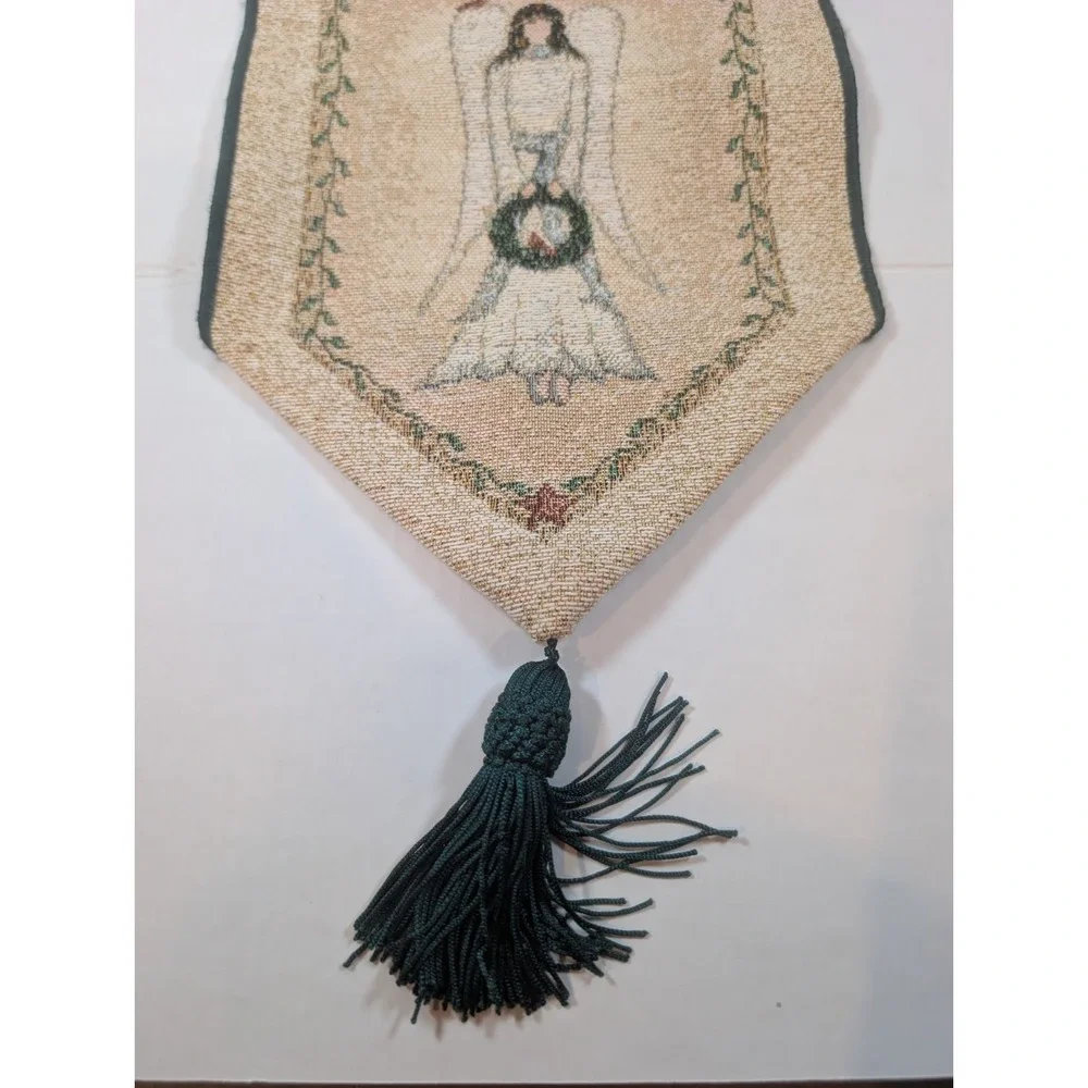 Cindy Shamp Angel of the Seasons Bell Pull Tapestry Wall Hanging USA 41